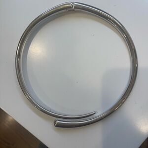 Silver Open Choker Necklace